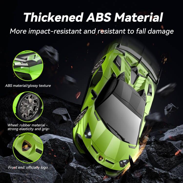 AEROQUEST Remote Control Car for Lamborghini, Officially Licensed 1:16 Scale Lambo Hobby Rc Cars with Headlight, 2.4GHz Race Car