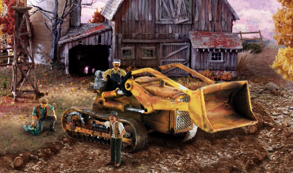 Autoscene Fritzs Front Loader W/Figures Ho Scale Woodland Scenics