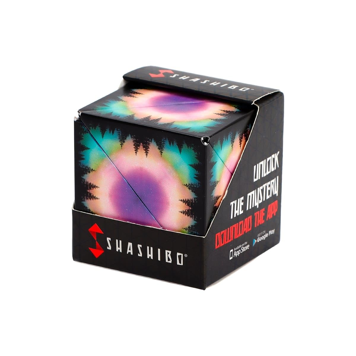 Shashibo Shape Shifting Box - Award-Winning, Patented Fidget Cube W/ 36 Rare Earth Magnets - Transforms Into Over 70 Shapes, Download Fun In Motion Toys Mobile App (Moon - Explorer Series)