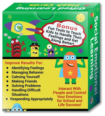 Testingmom.Com Gifted Learning Flash Cards - Social Emotional Learning (Sel) For 1St To 2Nd Graders – Teach Your Child To Handle Their Feelings, Manage Conflict, And Make Friends
