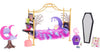 Monster High Clawdeen Wolf Bedroom Playset with Doll, Small Plastic, Werewolf Theme, Model HMV77, Includes Furniture & Accessories