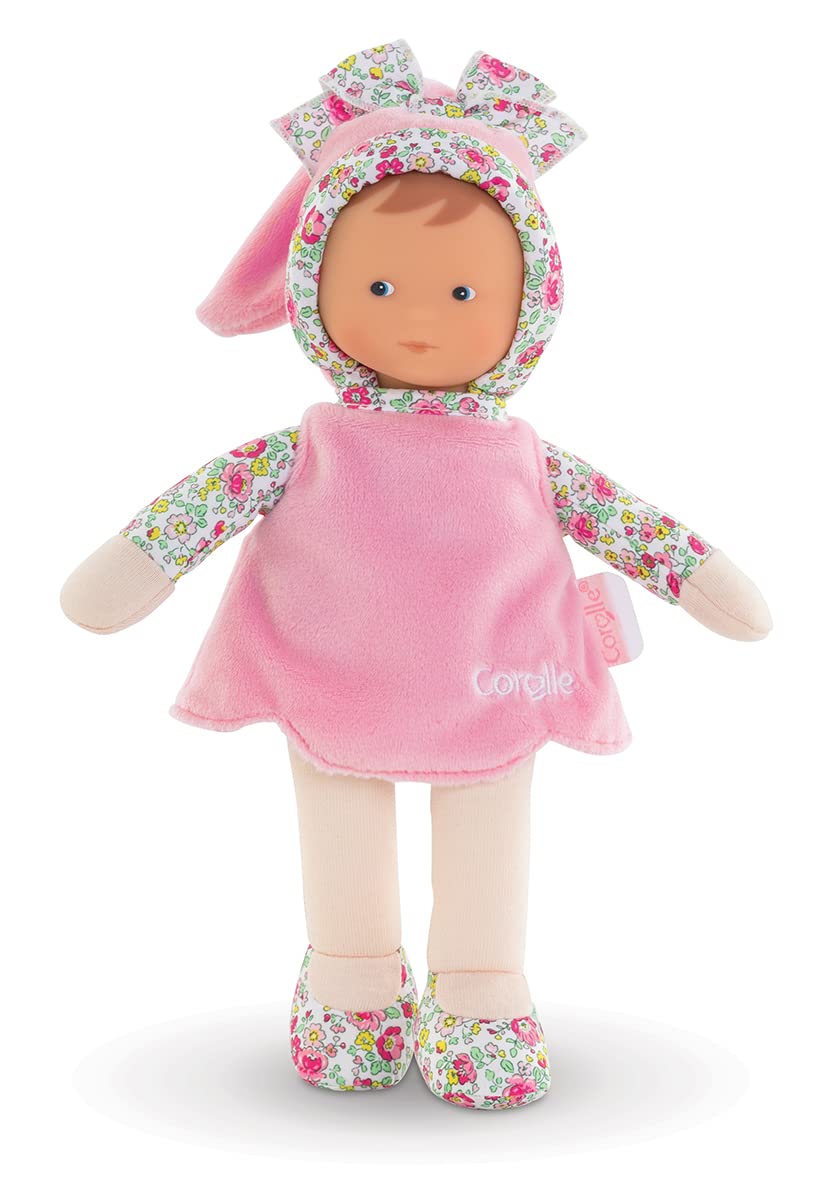 Corolle Miss Pink Blossom Garden Soft-Body Baby Doll,9.5'