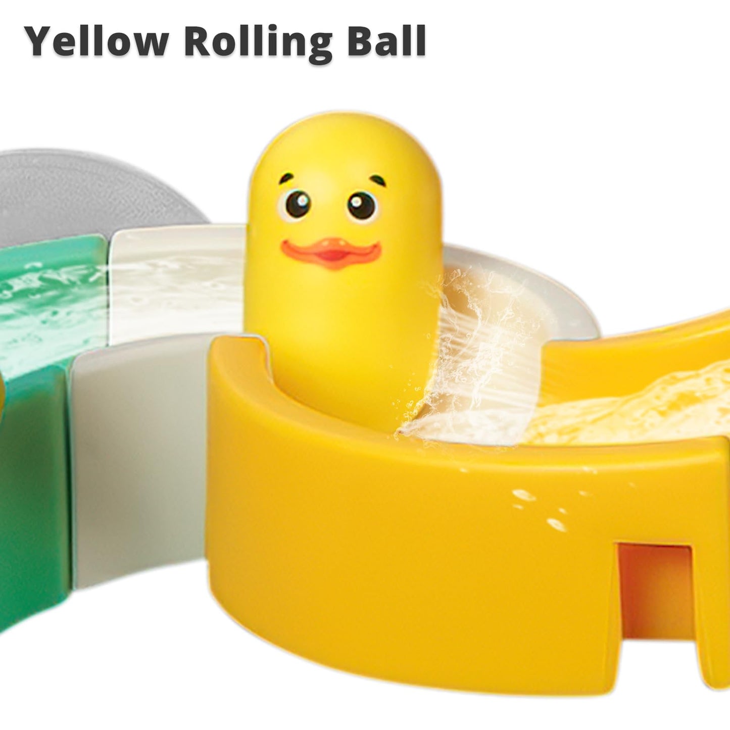 Socbtnso Duck Slide Toys, Bath Toys For Kids Ages 4-8, Diy Building Kit For Ages 5-7, Bathtub Time Birthday Gift For Toddler 3 +