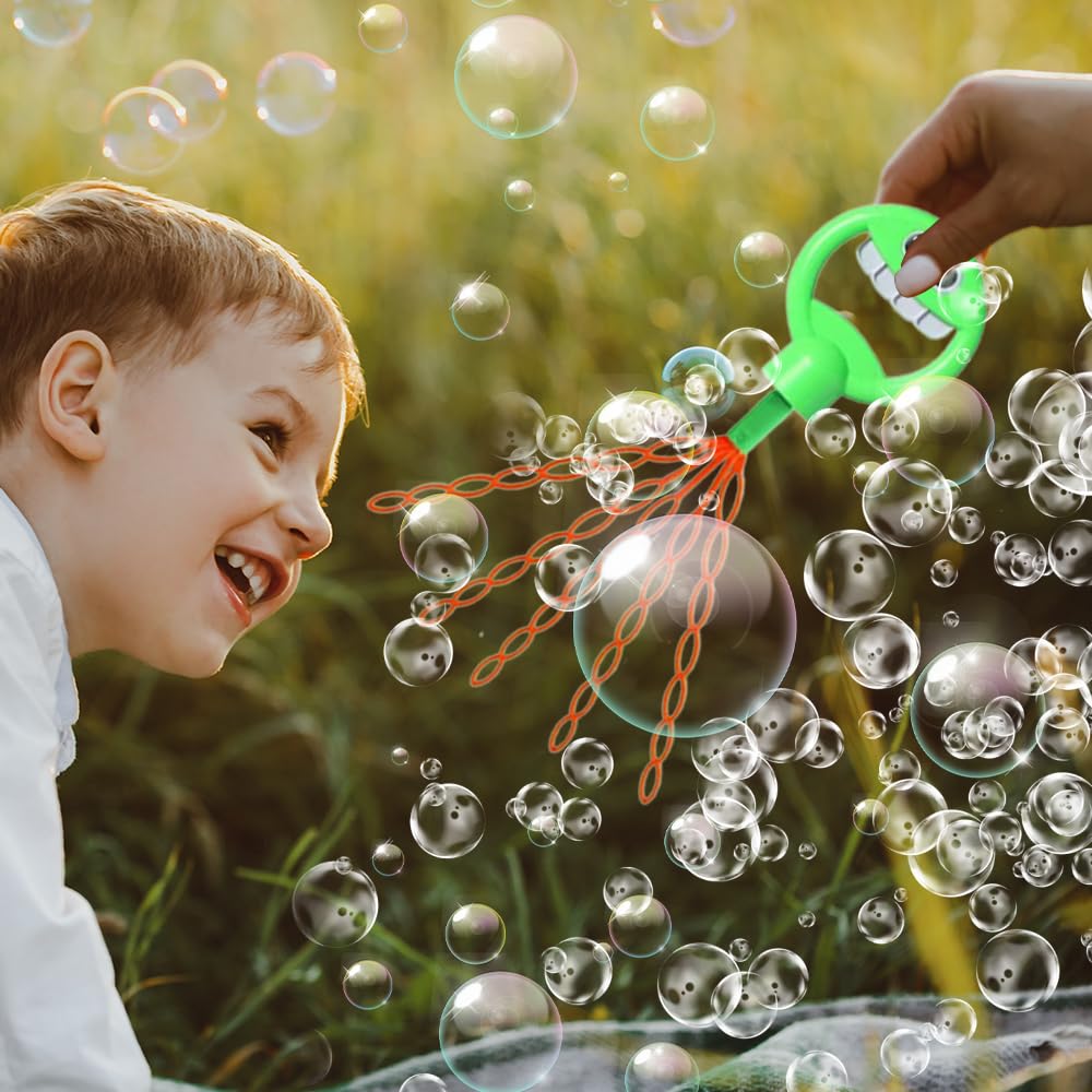 Bubble Claw Wand, 2025 Upgraded Magical 5-Claw Bubble Stick With 32-Hole, Bubble Machine Bubble Claw Wands For Kids Birthday Eas