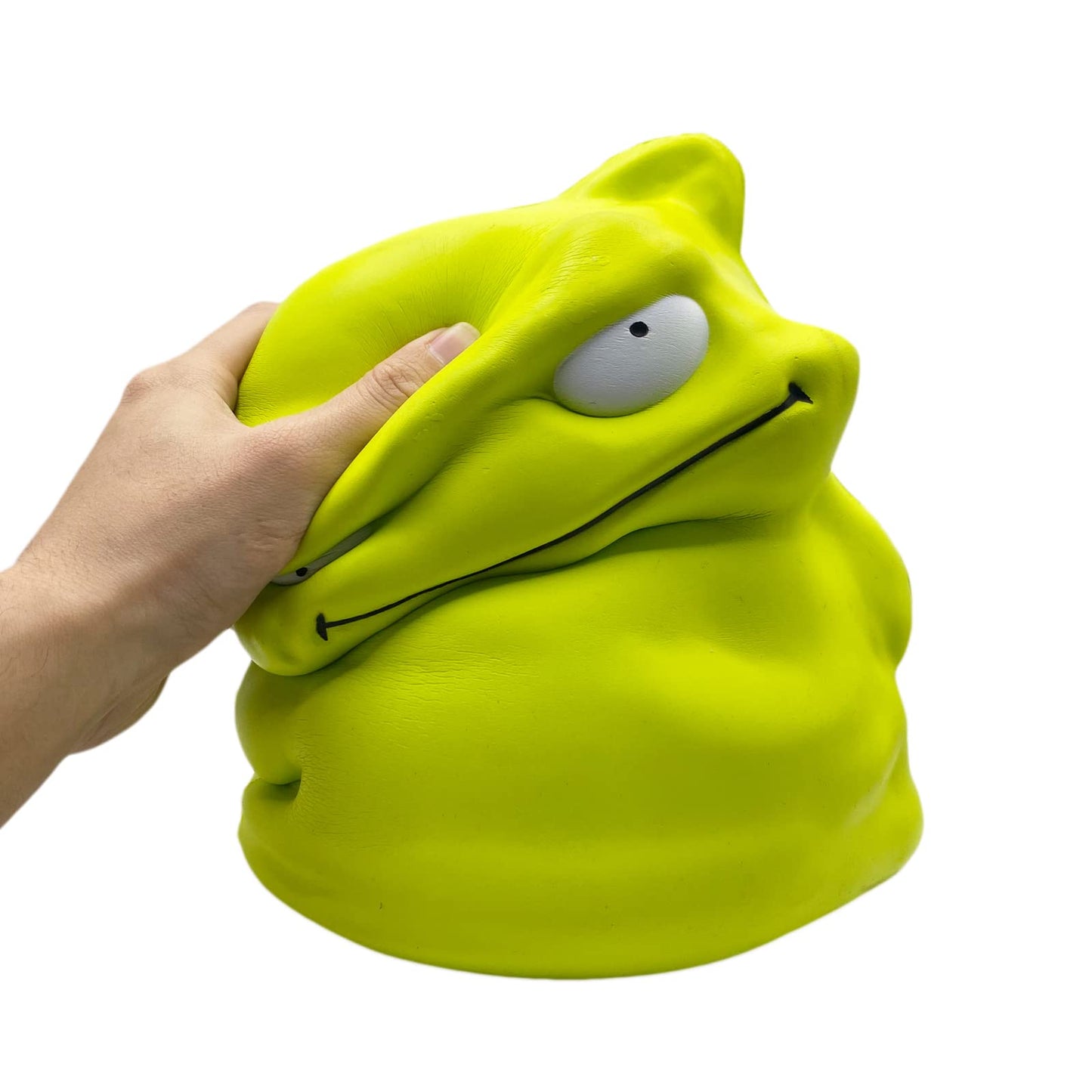 Funnysquee 9.8 Inches Gaint Green Monster Slow Rising Squishies,Jumbo Squishys Birthday Gift For Kids, Stress Relief Kawaii Squi