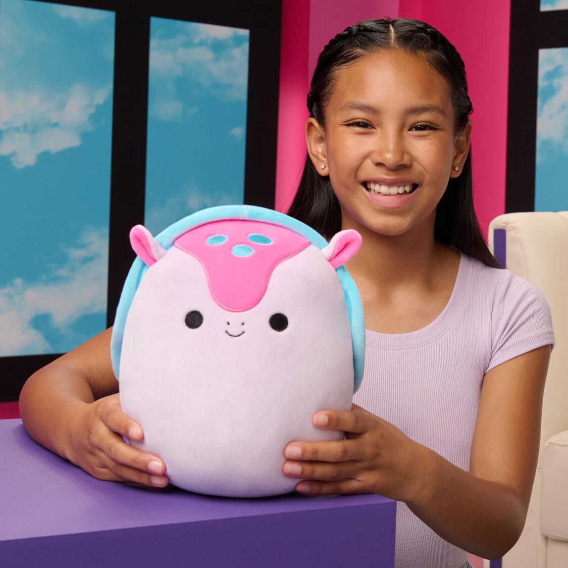 Squishmallows Original Adopt Me! 8-Inch Glyptodon Plush - Little Ultrasoft Official Jazwares Plush - Virtual Item Code Included