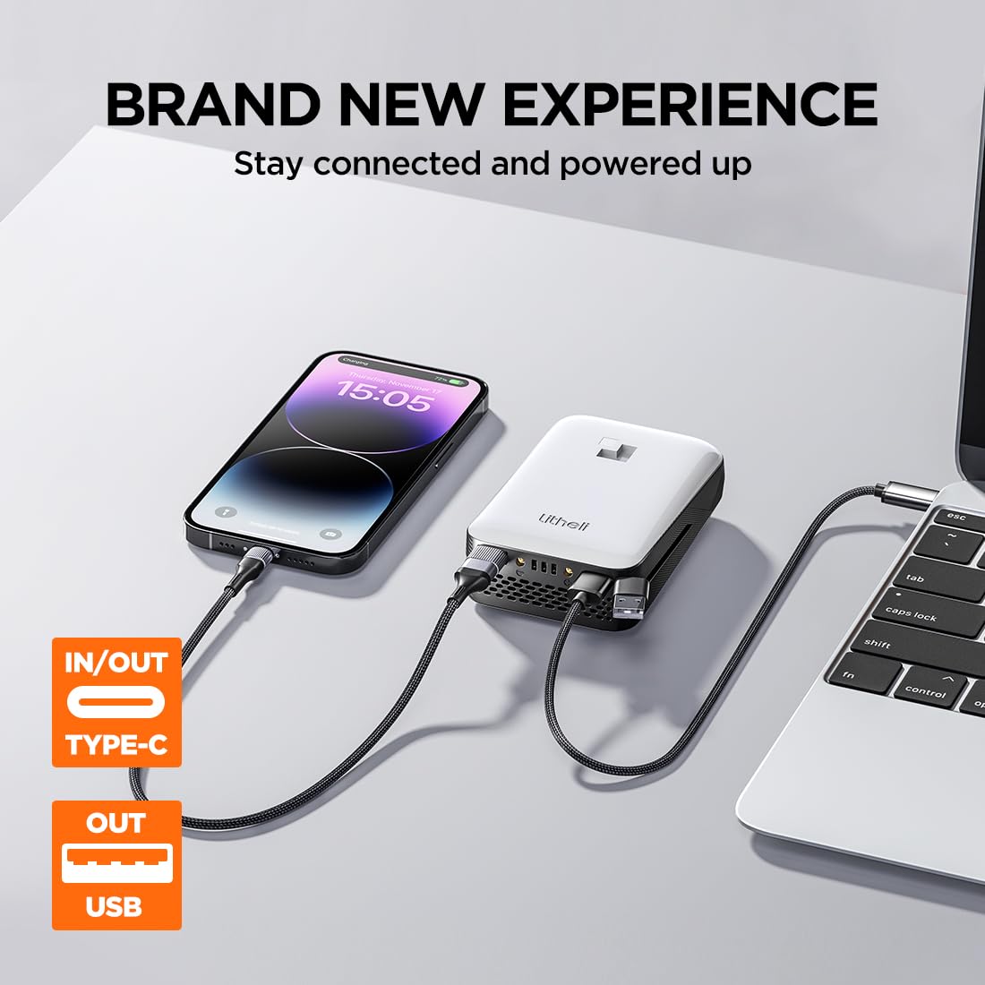Litheli Charger for U20 Battery 50 Mins Fast Dual Charging