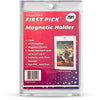 (1 Pack) 75PT enhanced One Touch Magnetic Card Holder UV Protection - Ultra Clear - PVC Free - Trading Card Holder Card Protector Magnetic Card Case for Trading Cards Sports Cards Case