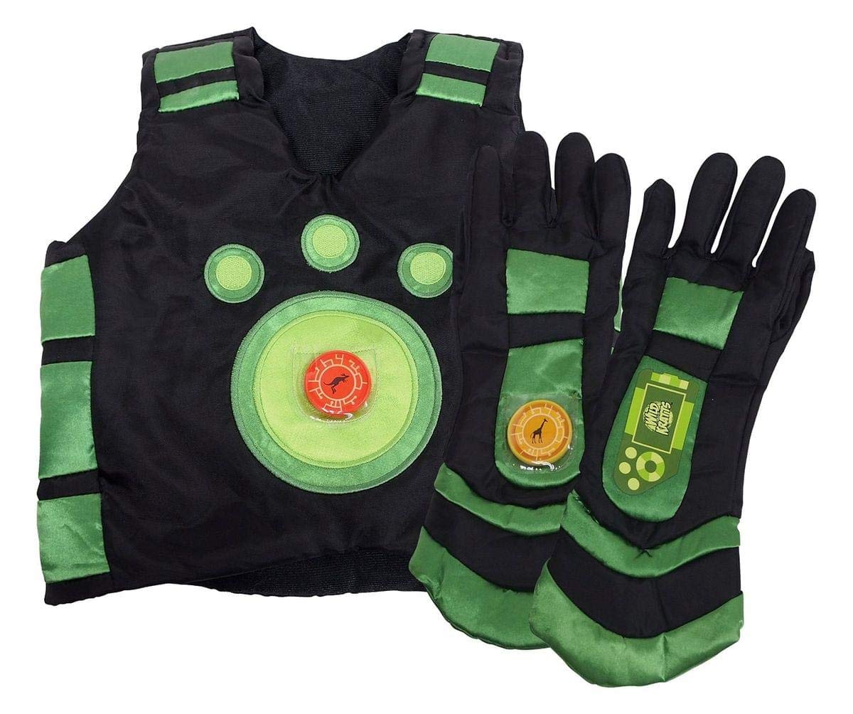 Wild Kratts Creature Power Suit - Chris - Size 4-6X - Includes Vest, Gloves And 2 Power Discs For Dress Up & Pretend Play - Officially Licensed - Gift For Kids