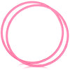 WinnerWhy 2 Pcs Toy Hoop Exercise Hoop Detachable Adjustable Plastic Toy Ring Playground Equipment for School Colored Circles Exercise Ring for Teens Dog Agility Equipment(Pink 23 Inch)