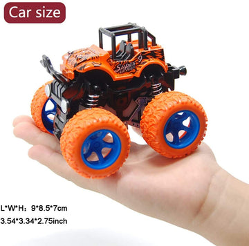 Monster Trucks Inertia Car Toys - Friction Powered Car Toys For Toddlers Kids Birthday Christmas Party Supplies Gift For Boys An