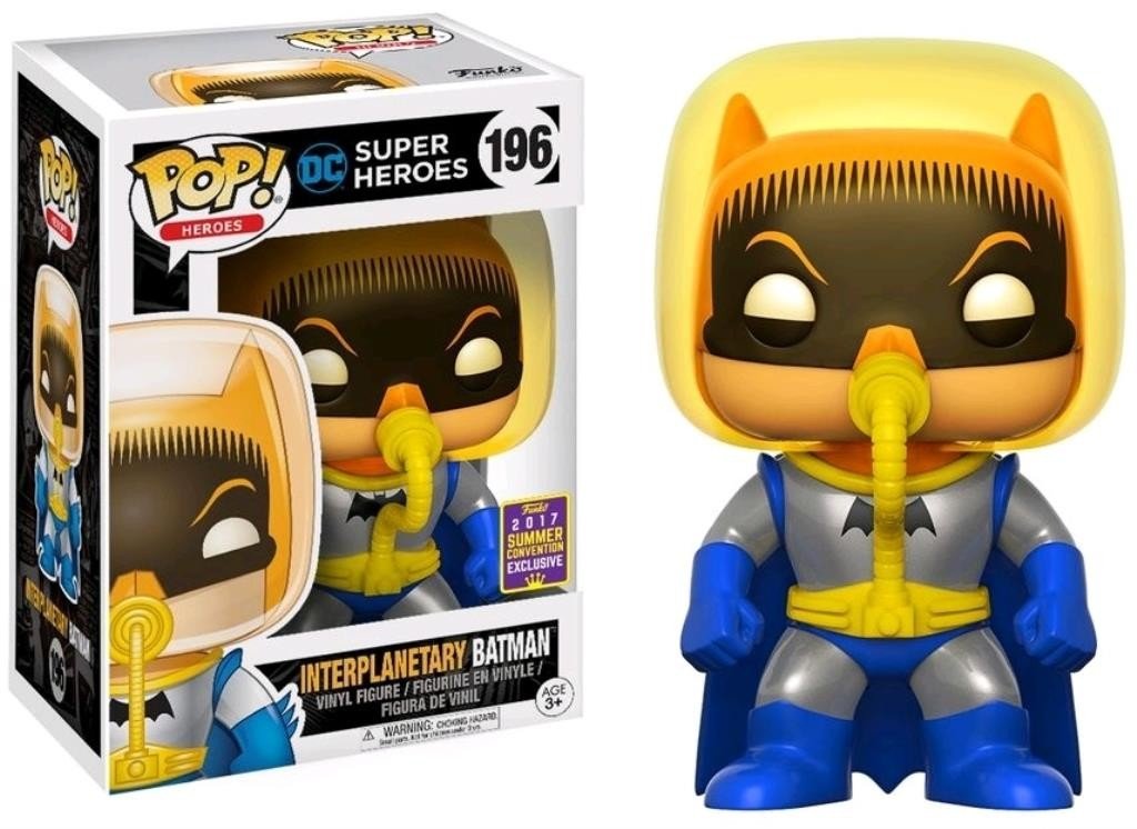 Funko Dc Super Heroes Pop Vinyl Figure 196 Interplanetary Batman Sdcc Summer Convention Exclusives, 14695