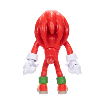 Sonic The Hedgehog 5-Inch Knuckles Action Figure - Highly Articulated Collector Toy for Boys & Girls - Officially Licensed Sonic 3 Product