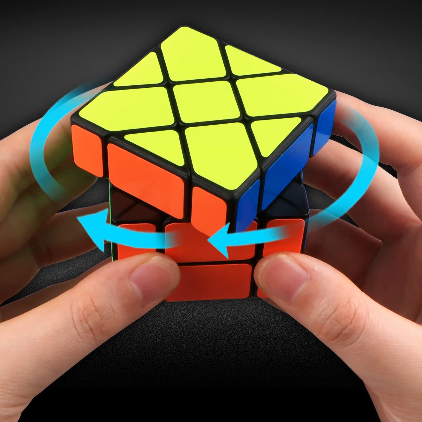 3X3 Speed Cube Yj Toys Dysmorphism 3X3X3 Fisher Cube 3X3X3 Magic Speed Cube Puzzles Black Sturdy And Smooth Speed Cube Puzzles Toy For Kids And Adults