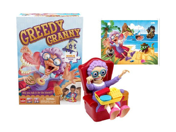 Goliath Greedy Granny Game - Colorful 24pc Puzzle, 7.5 x 4.92 x 10.5 inches, Multi Color, Model 30812