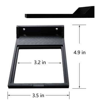 Teyouyi 2Pcs Wall Mount For Lego Star Wars Helmet Display Shelf For Lego Star Wars Helmet Compatible With All Standard Lego Helmets Black