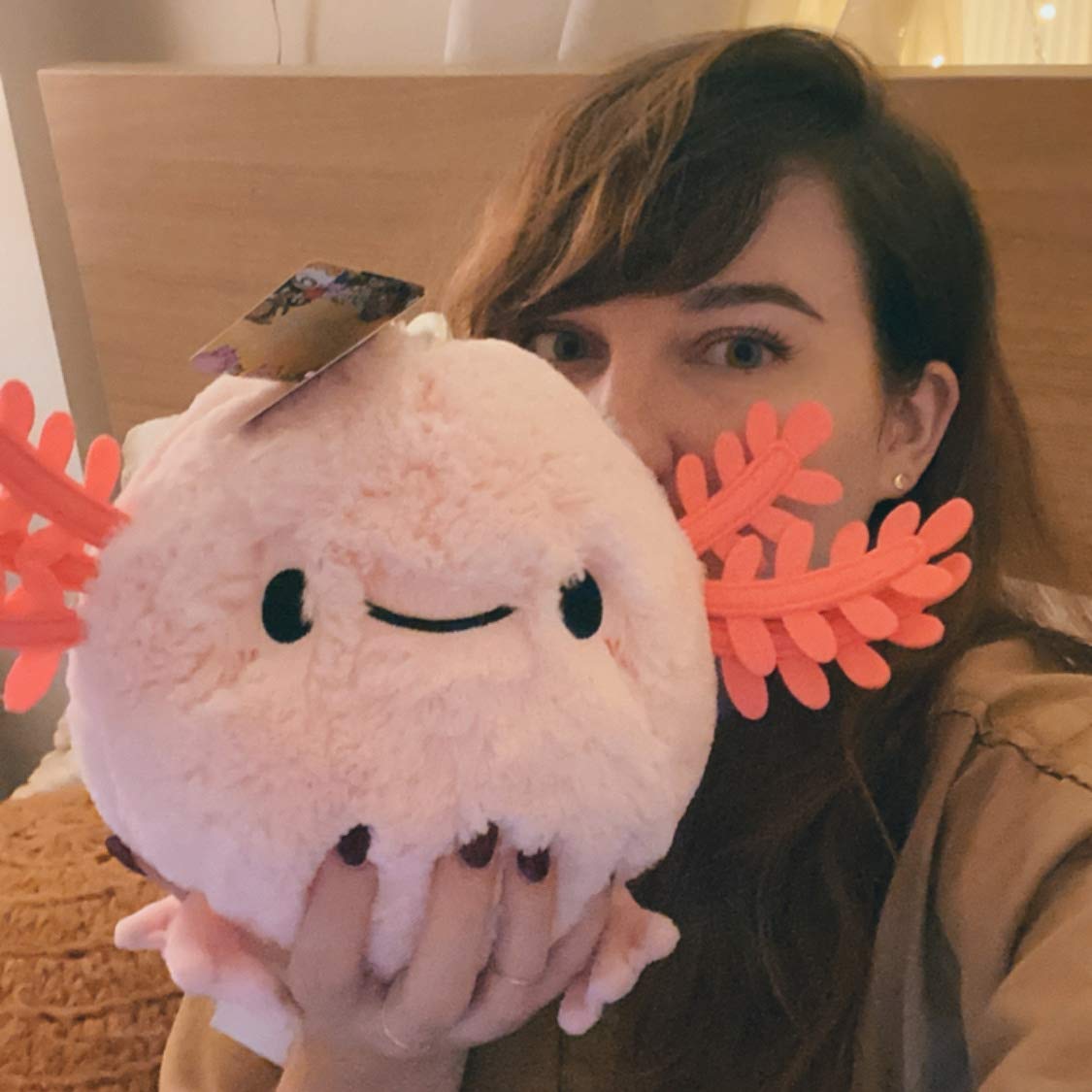 Squishable Mini Baby Axolotl Plush - 7" Axolotl Color, Soft Plush Material, Model 841024112023