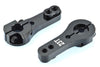 Apex Rc Products 23T For Jr/Airtronics/Ko Black Aluminum Dual Clamping Servo Horn - 2 Pack #8005