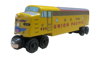 Whittle Shortline Railroad Union Pacific City Of Los Angeles F7 Engine 3 Pc. Wooden Toy Train Set