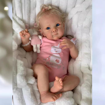 Npkcjzy Lifelike Reborn Baby Dolls - 18 Inch Realistic Newborn Baby Dolls With Weighted Soft Cloth Body Real Life Baby Dolls Wit