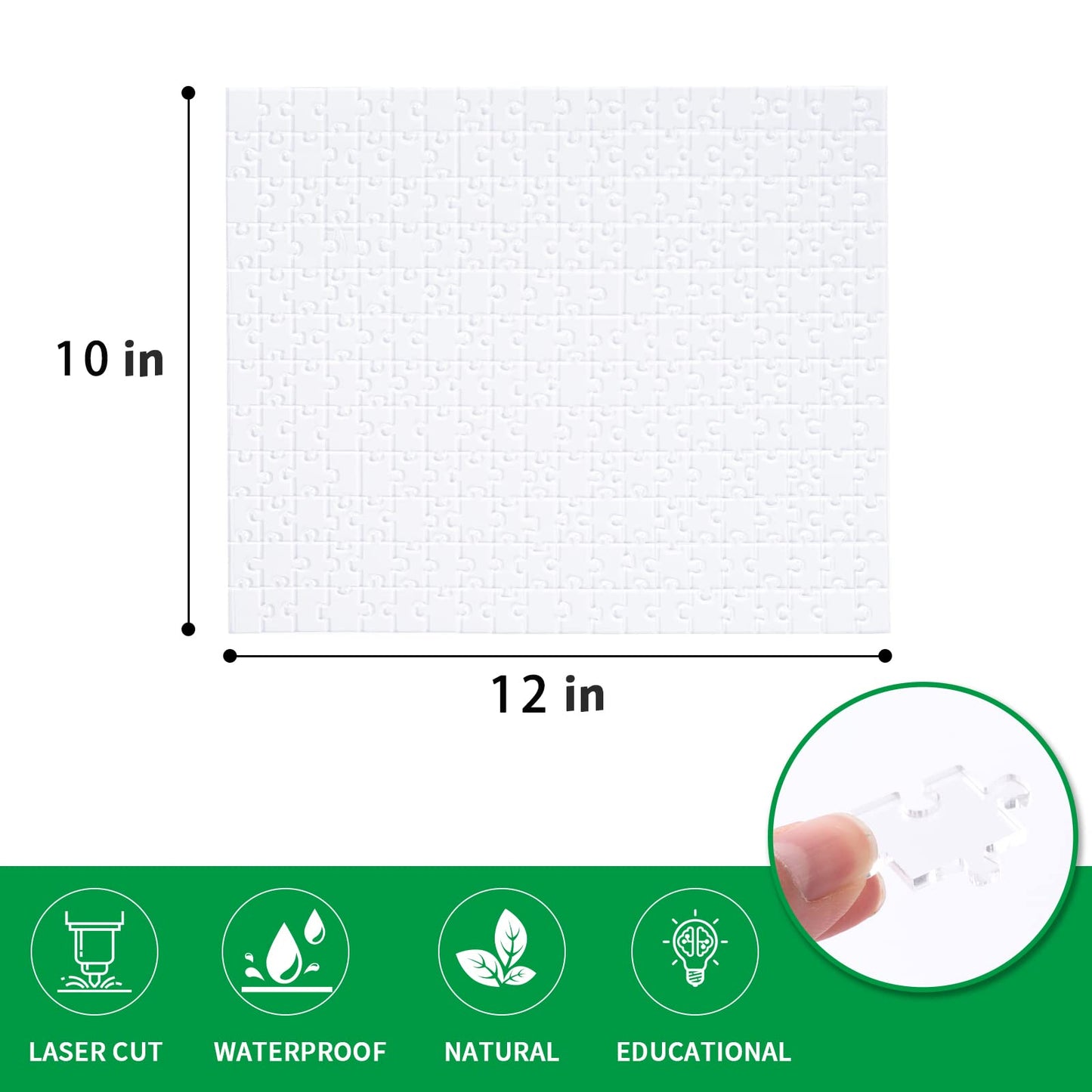 ZZYFGH Clear Hard Puzzle Jigsaw - 240 Piece Challenge, Difficult Game for Adults & Children, Perfect for Family Fun and Brain Training
