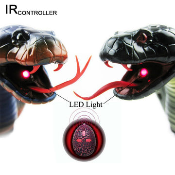 Gawertoy Remote Control Snake Toy For Kids, 17'' Rechargeable Realistic Rc Snake Naja Cobra Toy With Retractable Tongue And Swin