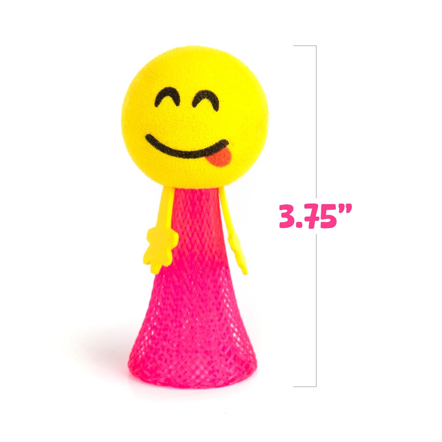 Artcreativity 24 Pc Emoticon Jumping Popper Toys, Light Up Jumping Spring Launchers With Flashing Led'S, Pop Up To 4 Feet High, Kids Jumping Toys, Led Light Up Party Favors For Kids Goodie Bags