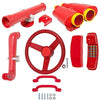 Swing Set Stuff Deluxe Accessories Kit SSS Logo Sticker Playground, Red