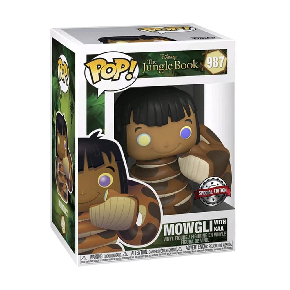 Funko Pop! The Jungle Book: Mowgli With Kaa Vinyl Figure Special Edition Exclusive