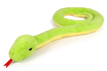 Ice King Bear Cute Green Snake Stuffed Animal Plush Toy (Lying)