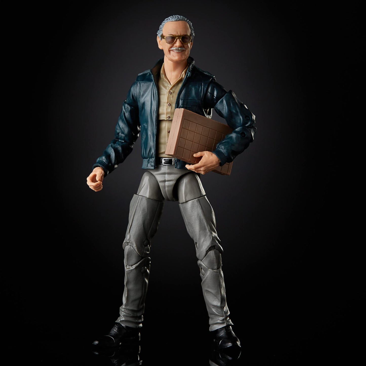 Marvel Hasbro Legends Series 6' Collectible Action Figure Toy The Avengers Cameo Stan Lee, Includes 2 Accessories