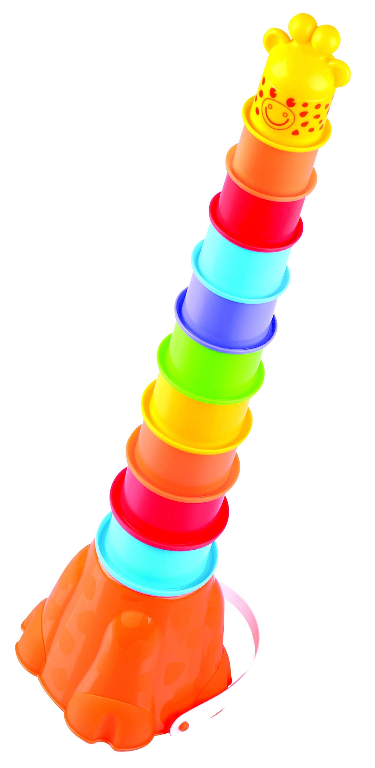 Playgo Giraffe Activity Center Stacking Cups Baby Toys Educational Toddler Toys Top Blocks Game Kit Bpa Free Toys For 1 2 3 4-5 Year Old Girls Boys