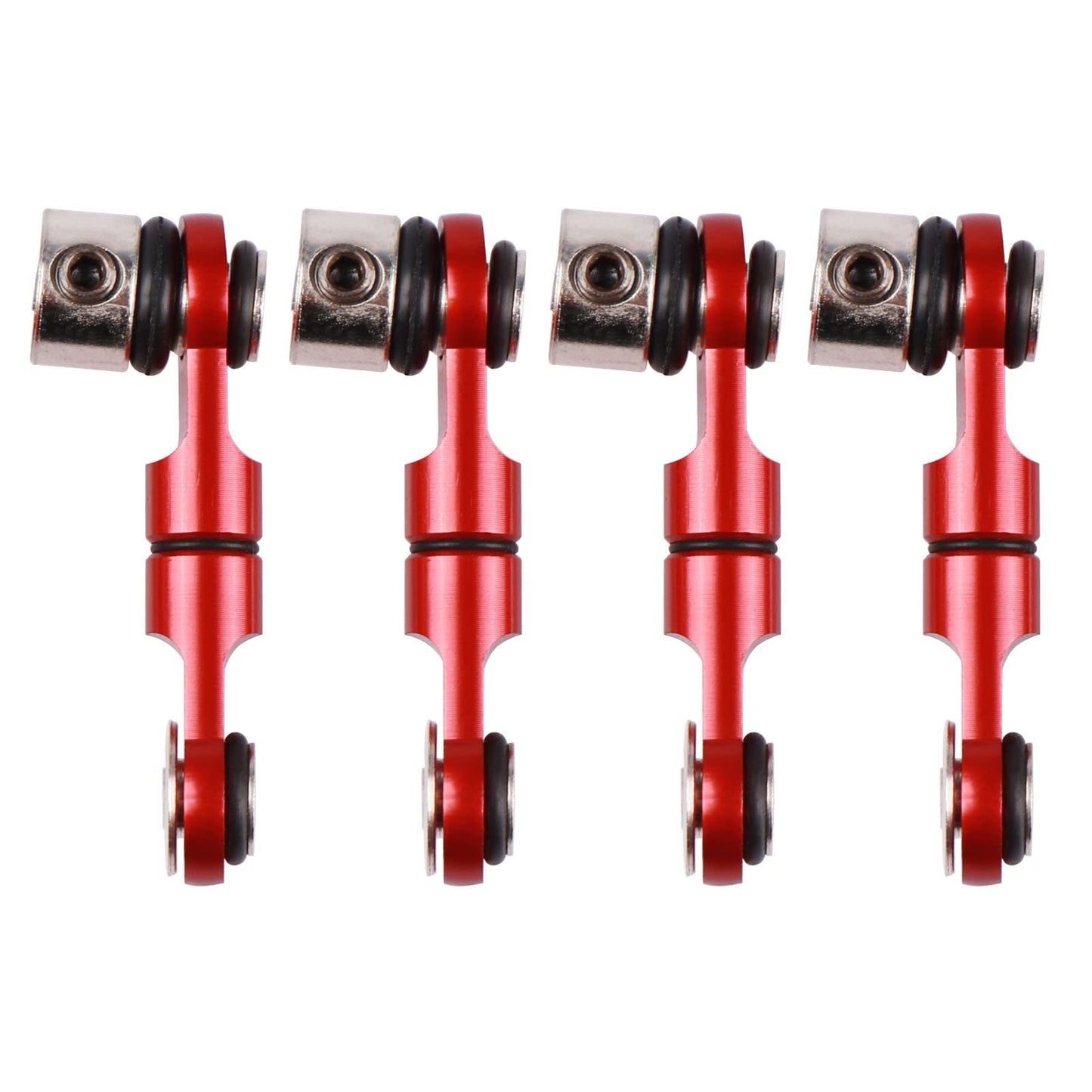 Acekeeps 4-Pack Aluminum Anti-Roll Narrow Sway Bar Suspension Arm Linkages Upgrade Parts For Arrma Rc 1/10 Senton 1/8 Typhon Kra