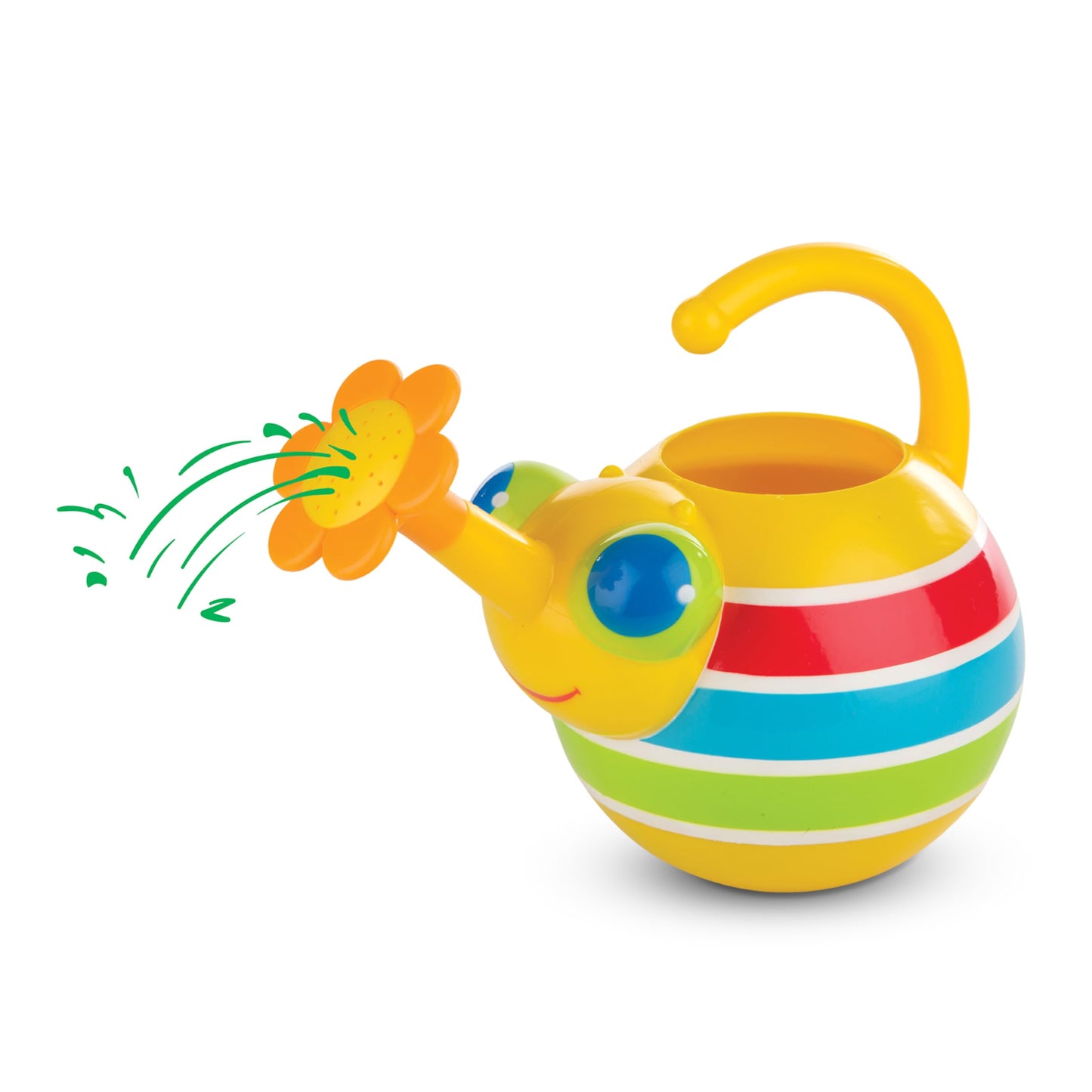 Melissa & Doug Giddy Buggy Watering Can - Kid-Friendly, Plastic, Multicolor, Model 6723, Garden-Themed Toy for Pretend Play