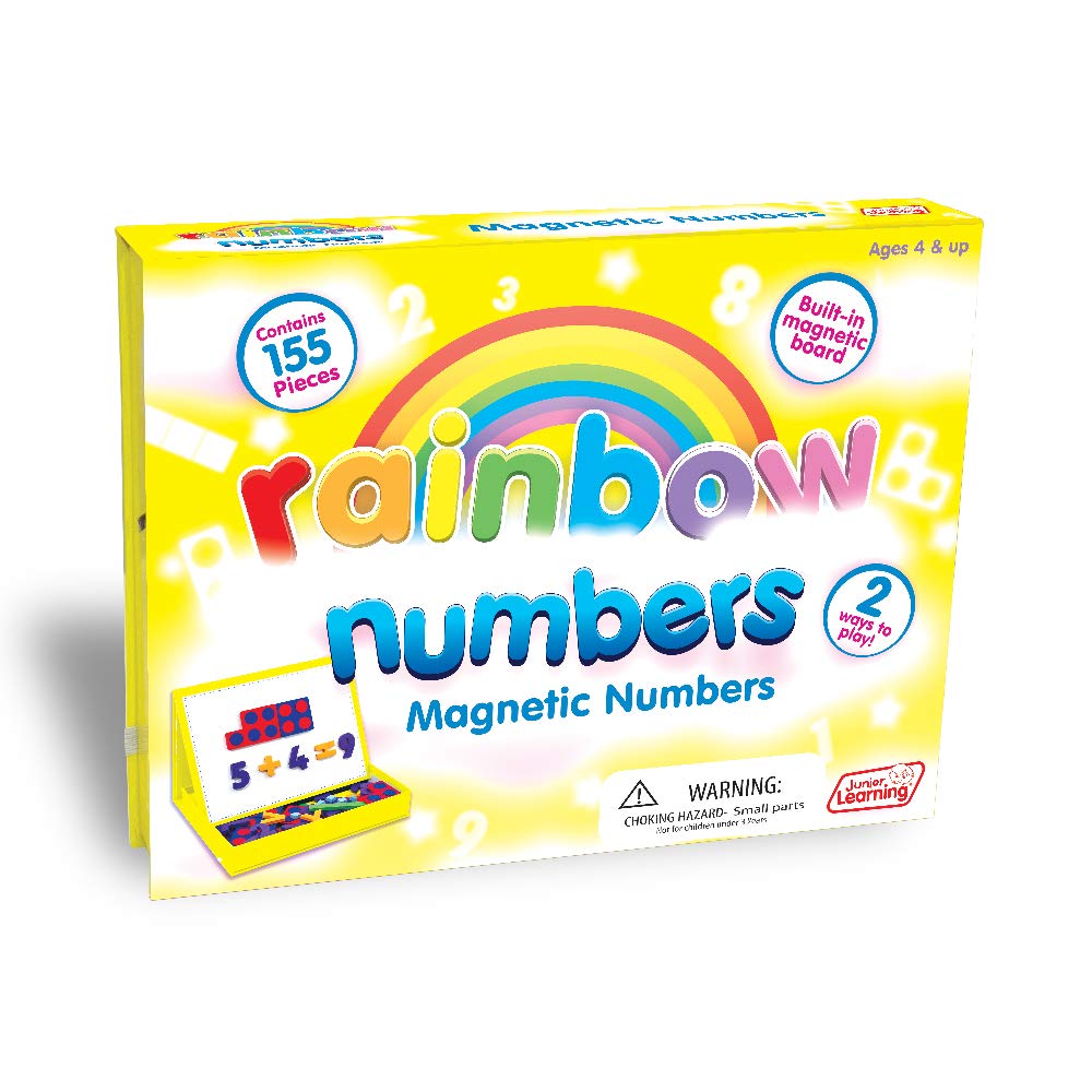 Junior Learning Jl195 Rainbow Numbers Magnetic Numbers