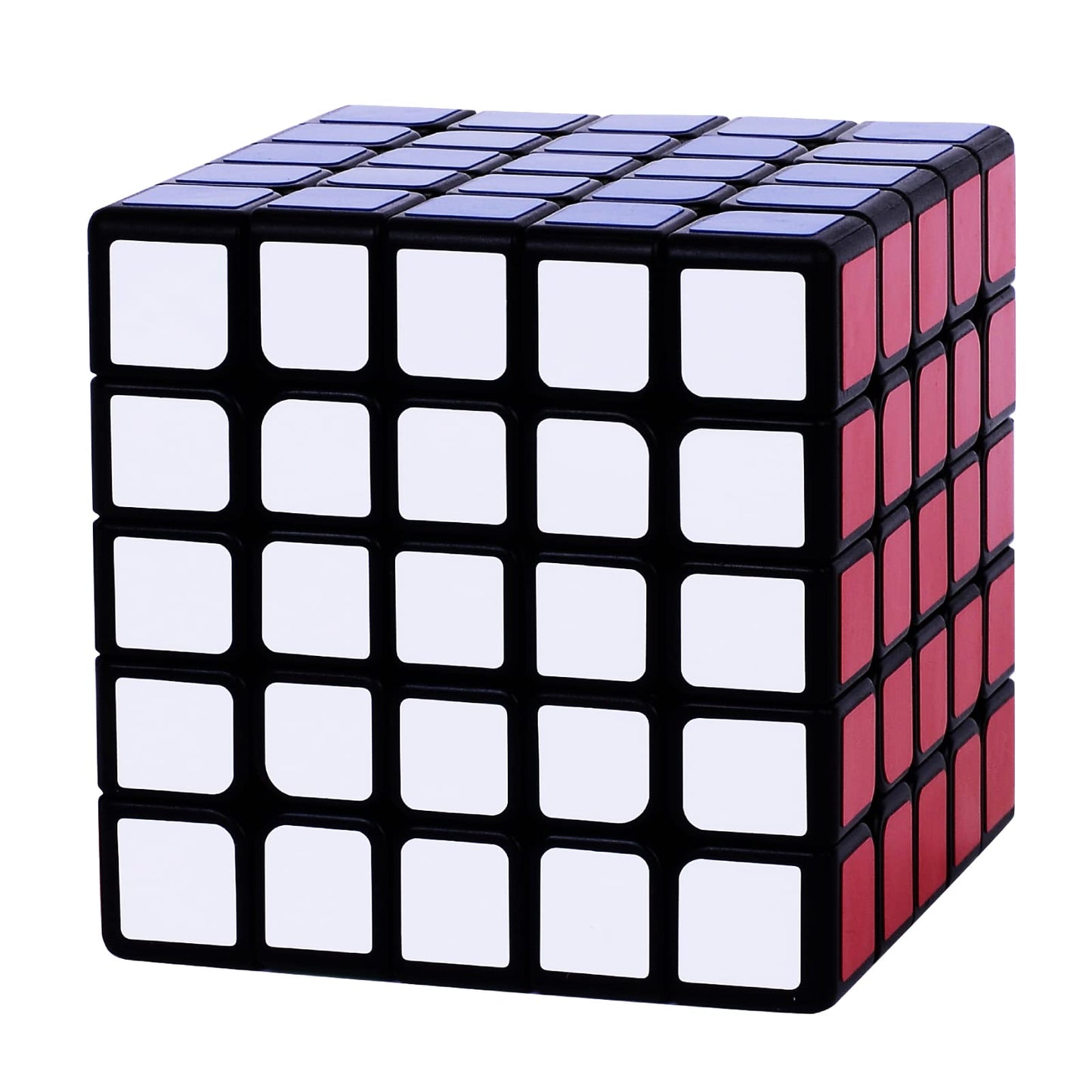 Irrdfo 5X5 Speed Cube, 5X5 Cube Puzzle Black