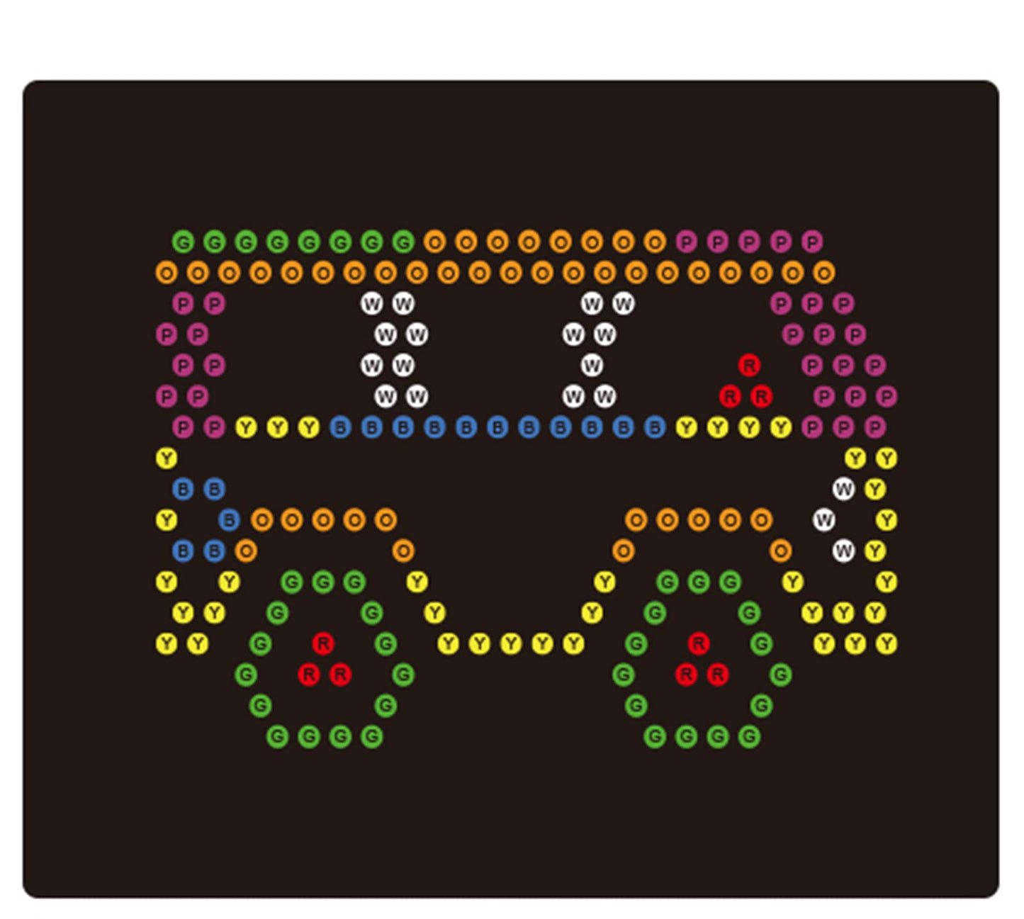 Riorand Refill Templates 20Pcs For Magic Panel Light Up Board Accessories,Drawing Board Templates,Toys For Creative Play,Light Toys For Kids Aged 4 + (Transportation Theme 20Pcs)