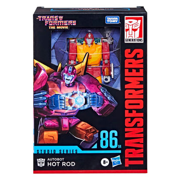 Transformers Toys Studio Series 86 Voyager Class The The Movie 1986 Autobot Hot Rod Action Figure - Ages 8 and Up, 6.5-inch, Red