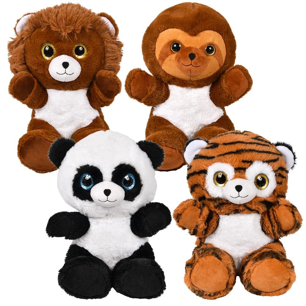 Rhode Island Novelty 11 Jungle Plush Assortment, 1 Piece per Order