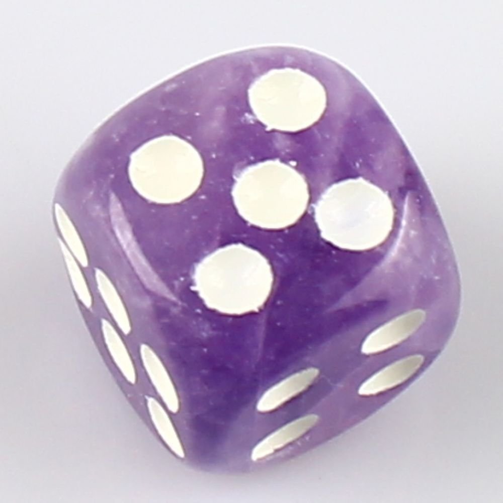 Natural Hand Carved Gemstone Dices, 15mm/0.59in, 6 Sided, Kambaba Jasper
