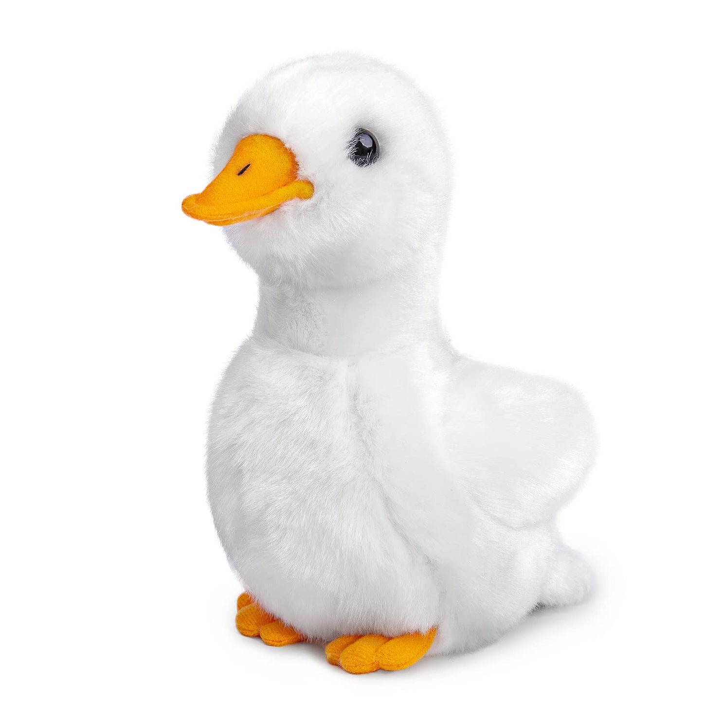 ZHONGXIN MADE 12 Inch White Call Duck Plush Toy - Soft Polyester Stuffed Animal for Kids
