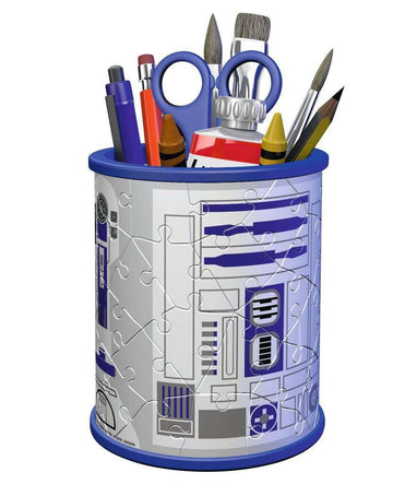 Ravensburger - 3D Puzzle Pencil Pot - Star Wars - Ages 6+ - 54 Numbered Pieces To Assemble Without Glue - Accessories Included -