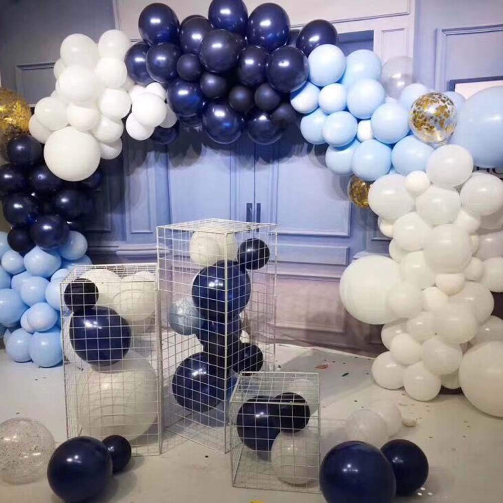 Kalor 5 Inch Navy Blue Balloons,100 Pcs Matte Latex Balloons, Helium Balloons For Garland Arch,Happy Birthday Party, Baby Shower Decorations, Wedding Decorationss