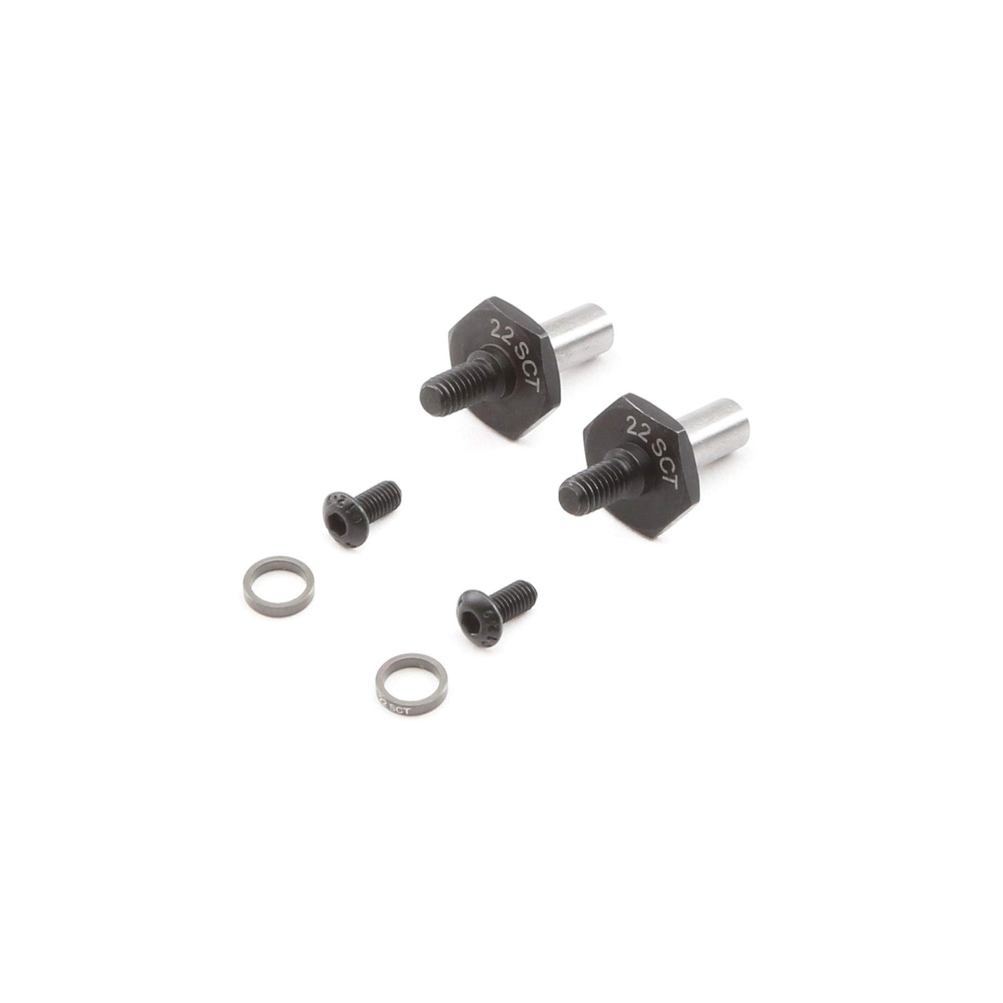 TEAM LOSI RACING Front Axle Set 12mm Hex 22SCT 3.0 TLR232061 Elec Car/Truck Replacement Parts