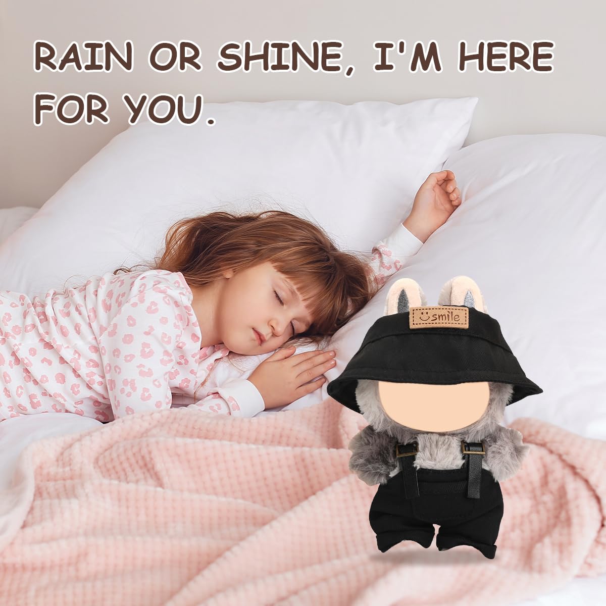 17cm Doll Clothes Set enhanced Jeans & Knitted Sweater Outfit for 17cm 15cm Dolls Cute Dress Up Fashion No Doll Included (Black/Man 17cm/15cm)