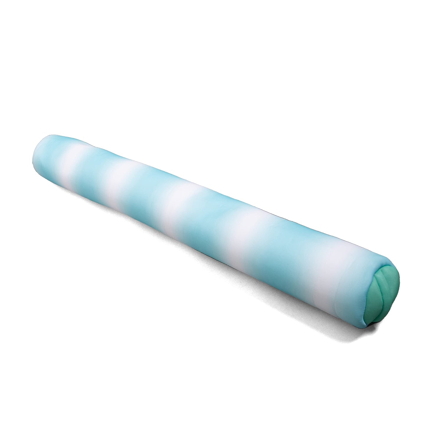 Big Joe Noodle No Inflation Needed Pool Float, Rolling Wave Aqua Double Sided Mesh, Quick Draining Fabric, Jumbo 4 Feet