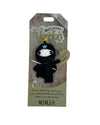 Watchover Voodoo 3-Inch Ninja Keychain - Handcrafted Multicolor Gift for Good Luck and Positivity, Small Size, Unique Accessory