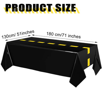 Remagr 3 Pcs Construction Birthday Party Tablecloth 51 X 71 Inch Dump Truck Birthday Table Covers For Kids Boys Birthday Constru