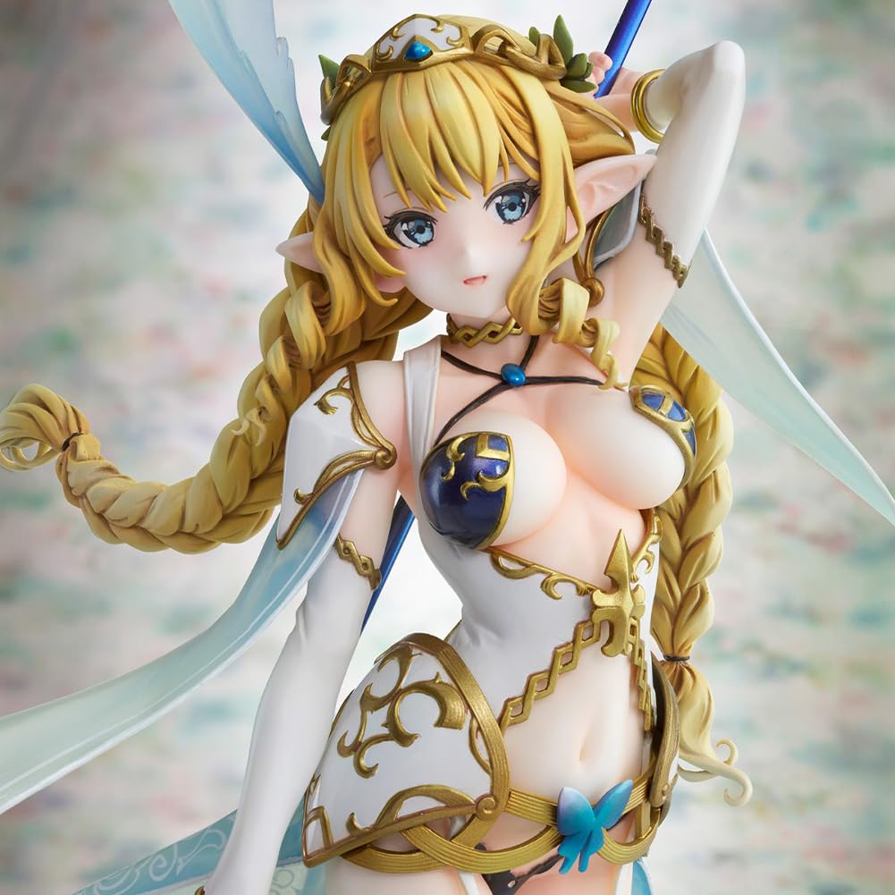 Lunk Original Painting Beauty Series Elf Statue, 9.4'' 3Rd Villager Lincia Action Figure Model Pvc Anime Statue Collection Gift