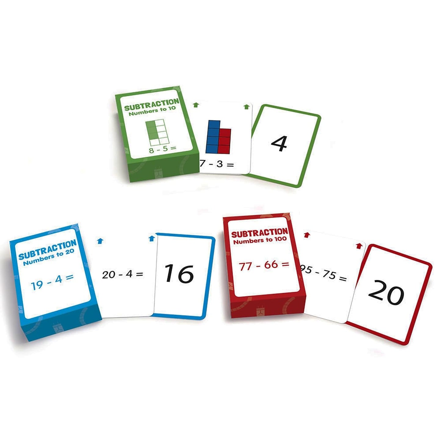 Junior Learning Subtraction Flash Cards